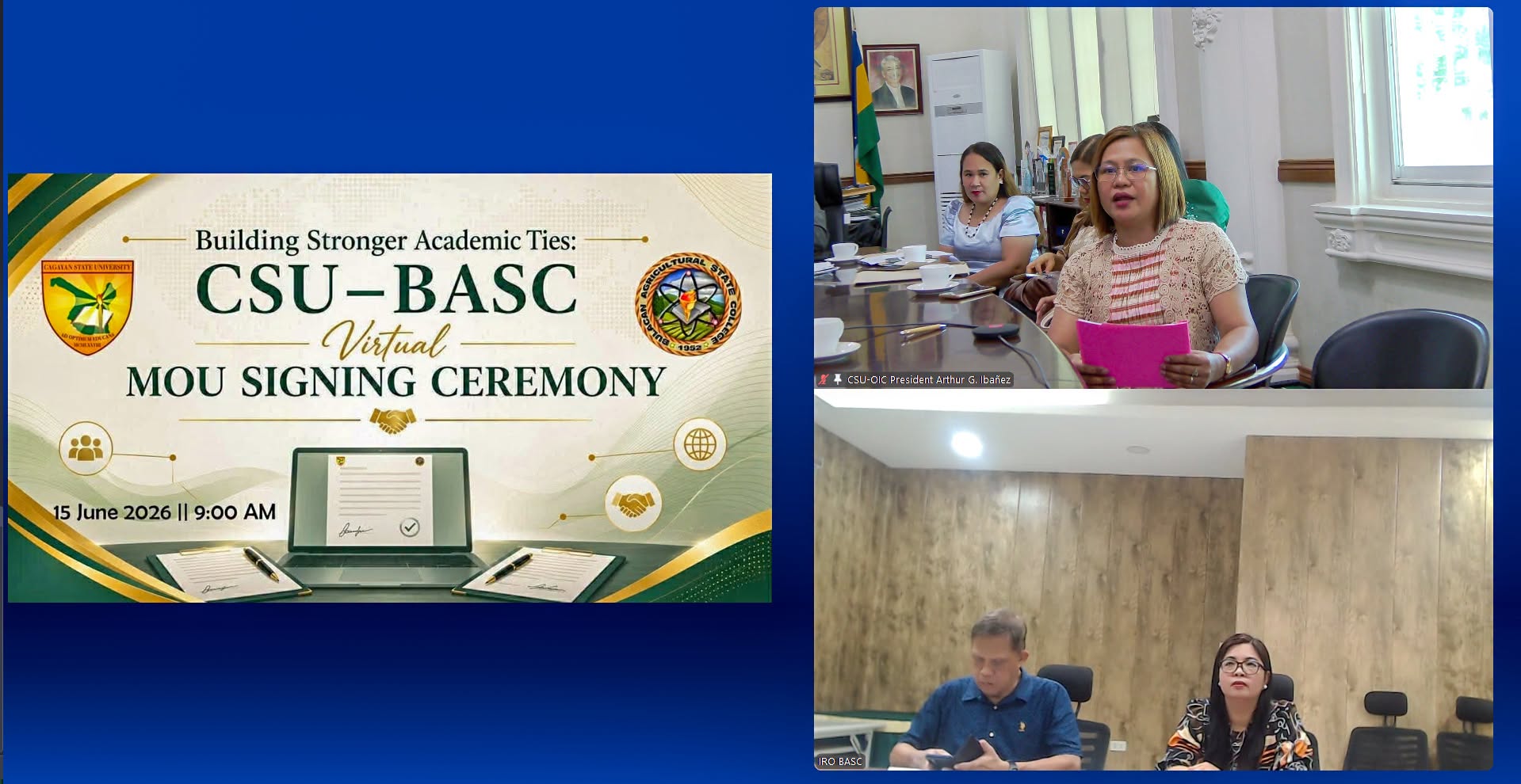 CSU EXPANDS ACADEMIC NETWORK THROUGH MOU WITH BULACAN AGRICULTURAL STATE COLLEGE photo 12